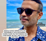 Round Bamboo Sunglasses