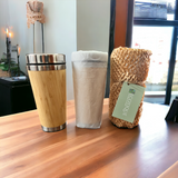 Natural Bamboo Coffee Tumbler (450ML)