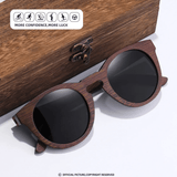 Round Bamboo Sunglasses