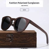 Round Bamboo Sunglasses