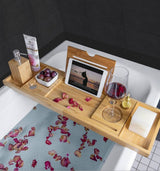 Bamboo Bathtub Caddy (Extendable)