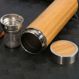 Bamboo Tumbler With Strainer (500ML) - Ecotique Thailand