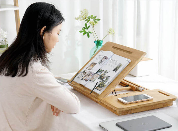 100% Natural Bamboo Portable Work Table