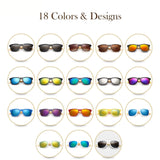 Colorful Bamboo Sunglasses (UV Protected)
