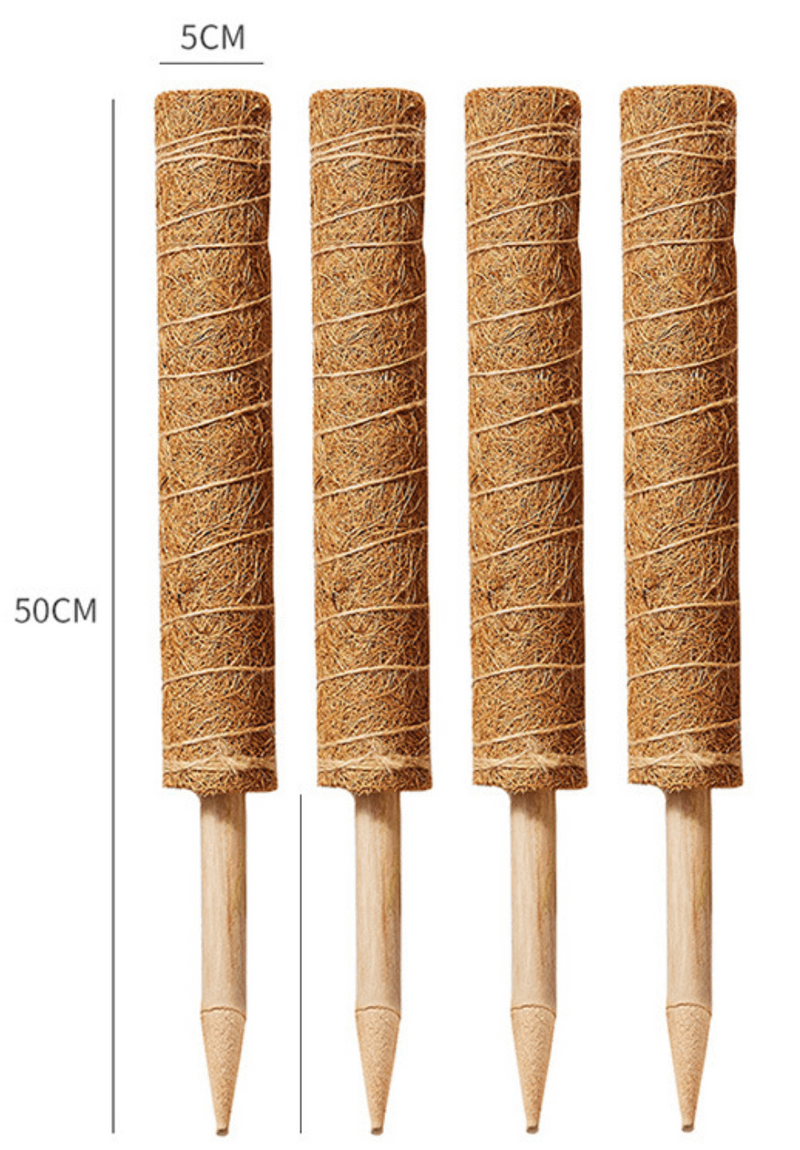 Coconut Fiber Plant Pole (4pc Sets)