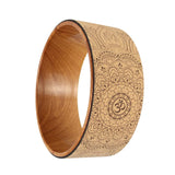 Premium Cork Yoga Wheel (Preventing Joints and Improves Strength)