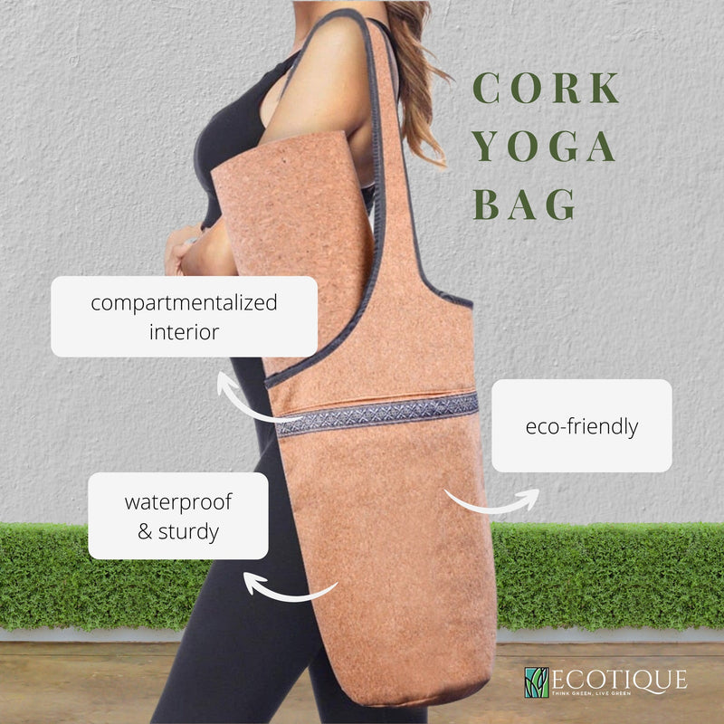 Stylish and Trendy Cork Yoga Bag