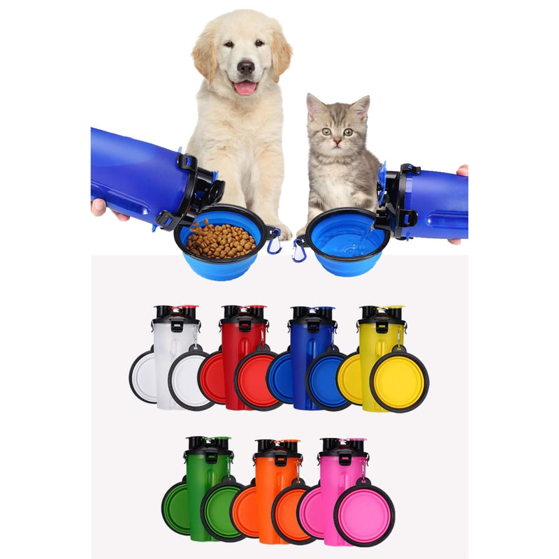 3-in-one Silicone Dog Bowl & Bottle