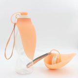 Silicone Leaf Pet Water Bottle (580ml)
