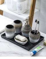Ceramic Bathroom Accessories Set - Ecotique Thailand